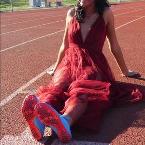 Gorgeous burgundy dress